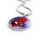 UFO Alien Fan Gift Astronaut Alien Circle Necklace Stainless Steel or 18k Gold 18-22"-Express Your Love Gifts
