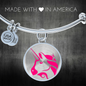 Uniswap (UNI) Bracelet Stainless Steel or 18k Gold Circle Bangle-Express Your Love Gifts