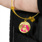 Uniswap (UNI) Bracelet Stainless Steel or 18k Gold Circle Bangle-Express Your Love Gifts