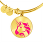 Uniswap (UNI) Bracelet Stainless Steel or 18k Gold Circle Bangle-Express Your Love Gifts