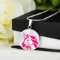 Uniswap (UNI) Circle Necklace Stainless Steel or 18k Gold 18-22"-Express Your Love Gifts