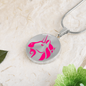 Uniswap (UNI) Circle Necklace Stainless Steel or 18k Gold 18-22"-Express Your Love Gifts