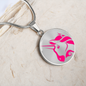 Uniswap (UNI) Circle Necklace Stainless Steel or 18k Gold 18-22"-Express Your Love Gifts