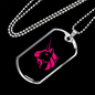 Uniswap (UNI Crypto Necklace Stainless Steel or 18k Gold Dog Tag 24" Chain-Express Your Love Gifts