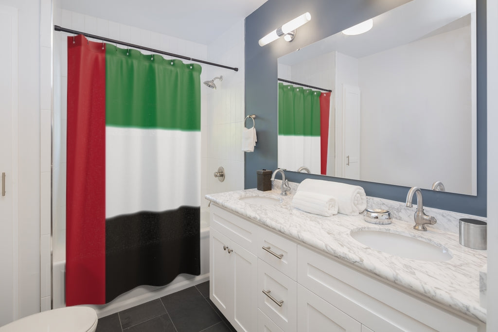 United Arab Emirates Stylish Design 71" x 74" Elegant Waterproof Shower Curtain for a Spa-like Bathroom Paradise Exceptional Craftsmanship-Express Your Love Gifts