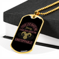 Unstoppable Zodiac Necklace Stainless Steel or 18k Gold Dog Tag 24" Chain-Express Your Love Gifts