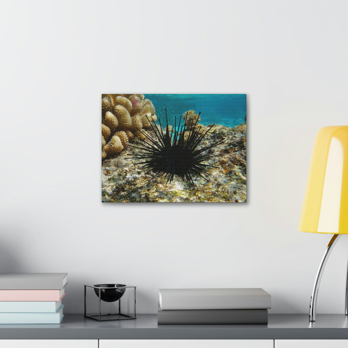 Scripture Walls Urchin Hunting Urchin on Hunt Print Animal Wall Art Wildlife Canvas Prints Wall Art Ready to Hang Unframed-Express Your Love Gifts