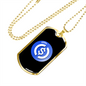 USD Coin Crypto Necklace Stainless Steel or 18k Gold Dog Tag 24" Chain-Express Your Love Gifts
