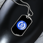 USD Coin Crypto Necklace Stainless Steel or 18k Gold Dog Tag 24" Chain-Express Your Love Gifts