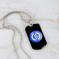 USD Coin Crypto Necklace Stainless Steel or 18k Gold Dog Tag 24" Chain-Express Your Love Gifts