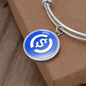 USD Coin (USDC) Bracelet Stainless Steel or 18k Gold Circle Bangle-Express Your Love Gifts