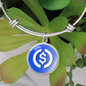 USD Coin (USDC) Bracelet Stainless Steel or 18k Gold Circle Bangle-Express Your Love Gifts