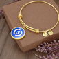 USD Coin (USDC) Bracelet Stainless Steel or 18k Gold Circle Bangle-Express Your Love Gifts