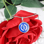 USD Coin (USDC) Circle Necklace Stainless Steel or 18k Gold 18-22"-Express Your Love Gifts