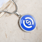 USD Coin (USDC) Circle Necklace Stainless Steel or 18k Gold 18-22"-Express Your Love Gifts