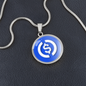 USD Coin (USDC) Circle Necklace Stainless Steel or 18k Gold 18-22"-Express Your Love Gifts