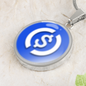 USD Coin (USDC) Circle Necklace Stainless Steel or 18k Gold 18-22"-Express Your Love Gifts