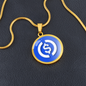 USD Coin (USDC) Circle Necklace Stainless Steel or 18k Gold 18-22"-Express Your Love Gifts