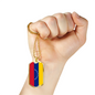 Venezuela Flag Necklace Stainless Steel or 18k Gold Dog Tag 24" Chain-Express Your Love Gifts