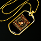 Very Special Genius Necklace Stainless Steel or 18k Gold Dog Tag 24" Chain-Express Your Love Gifts