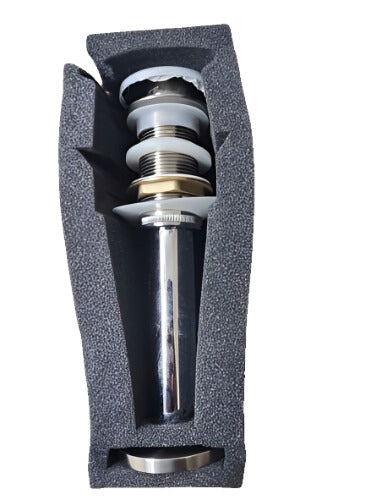 VIGO 2.75" Diameter Vessel Bathroom Sink Pop-Up Drain and Mounting Ring Without Overflow in Brushed Nickel Finish-Express Your Love Gifts