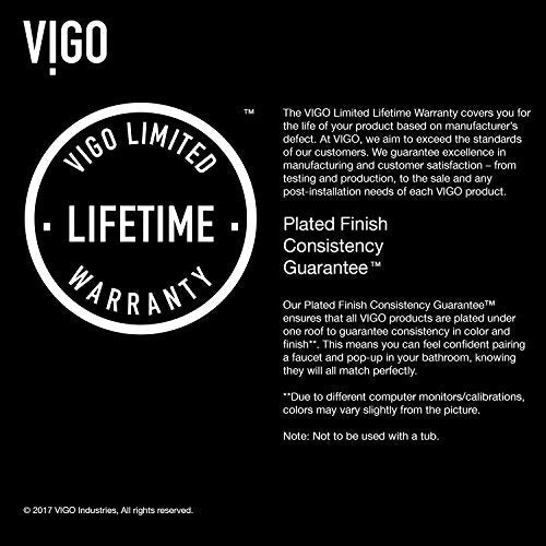 VIGO Titus VG05002CH Single Handle Bathroom Faucet in Chrome Wall Mount Faucet Open Box-Express Your Love Gifts