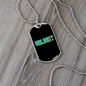 Violinist Necklace Stainless Steel or 18k Gold Dog Tag 24" Chain-Express Your Love Gifts
