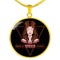 Virgo Astrological Zodiac Sign Necklace Stainless Steel or 18k Gold 18-22"-Express Your Love Gifts