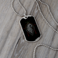 Virgo Black Zodiac Necklace Stainless Steel or 18k Gold Dog Tag 24" Chain-Express Your Love Gifts