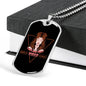 Virgo Dog Tag Astrology Zodiac Sign Stainless Steel or 18k Gold 24" Chain-Express Your Love Gifts