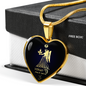 Virgo Horoscope Zodiac Necklace Stainless Steel or 18k Gold Heart 18-22"-Express Your Love Gifts