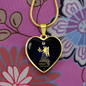 Virgo Horoscope Zodiac Necklace Stainless Steel or 18k Gold Heart 18-22"-Express Your Love Gifts