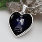 Virgo Horoscope Zodiac Necklace Stainless Steel or 18k Gold Heart 18-22"-Express Your Love Gifts