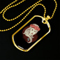 Virgo Lady Zodiac Necklace Stainless Steel or 18k Gold Dog Tag 24" Chain-Express Your Love Gifts