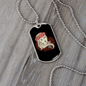 Virgo Lady Zodiac Necklace Stainless Steel or 18k Gold Dog Tag 24" Chain-Express Your Love Gifts