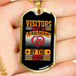 Visitors Approved Necklace Stainless Steel or 18k Gold Dog Tag 24" Chain-Express Your Love Gifts