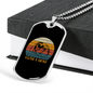 Visla Mom White Necklace Stainless Steel or 18k Gold Dog Tag 24" Chain-Express Your Love Gifts