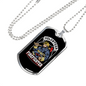 Volunteer Firefighter Gift Stainless Steel or 18k Gold Dog Tag 24" Chain-Express Your Love Gifts