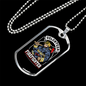 Volunteer Firefighter Gift Stainless Steel or 18k Gold Dog Tag 24" Chain-Express Your Love Gifts
