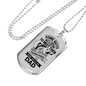Wait A Lifetime Fishing Buddy Necklace Stainless Steel or 18k Gold Dog Tag 24" Chain-Express Your Love Gifts