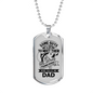 Wait A Lifetime Fishing Buddy Necklace Stainless Steel or 18k Gold Dog Tag 24" Chain-Express Your Love Gifts