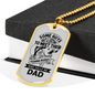 Wait A Lifetime Fishing Buddy Necklace Stainless Steel or 18k Gold Dog Tag 24" Chain-Express Your Love Gifts