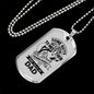 Wait A Lifetime Fishing Buddy Necklace Stainless Steel or 18k Gold Dog Tag 24" Chain-Express Your Love Gifts