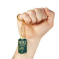 Wake Pray Slay Necklace Stainless Steel or 18k Gold Dog Tag 24"-Express Your Love Gifts