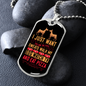 Walk My Dog Necklace Stainless Steel or 18k Gold Dog Tag 24" Chain-Express Your Love Gifts