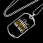 Walked In Our Shoes Necklace Stainless Steel or 18k Gold Dog Tag 24" Chain-Express Your Love Gifts
