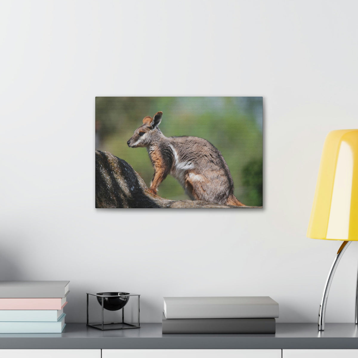 Scripture Walls Wallaby Hunting Wallaby on Hunt Print Animal Wall Art Wildlife Canvas Prints Wall Art Ready to Hang Unframed-Express Your Love Gifts