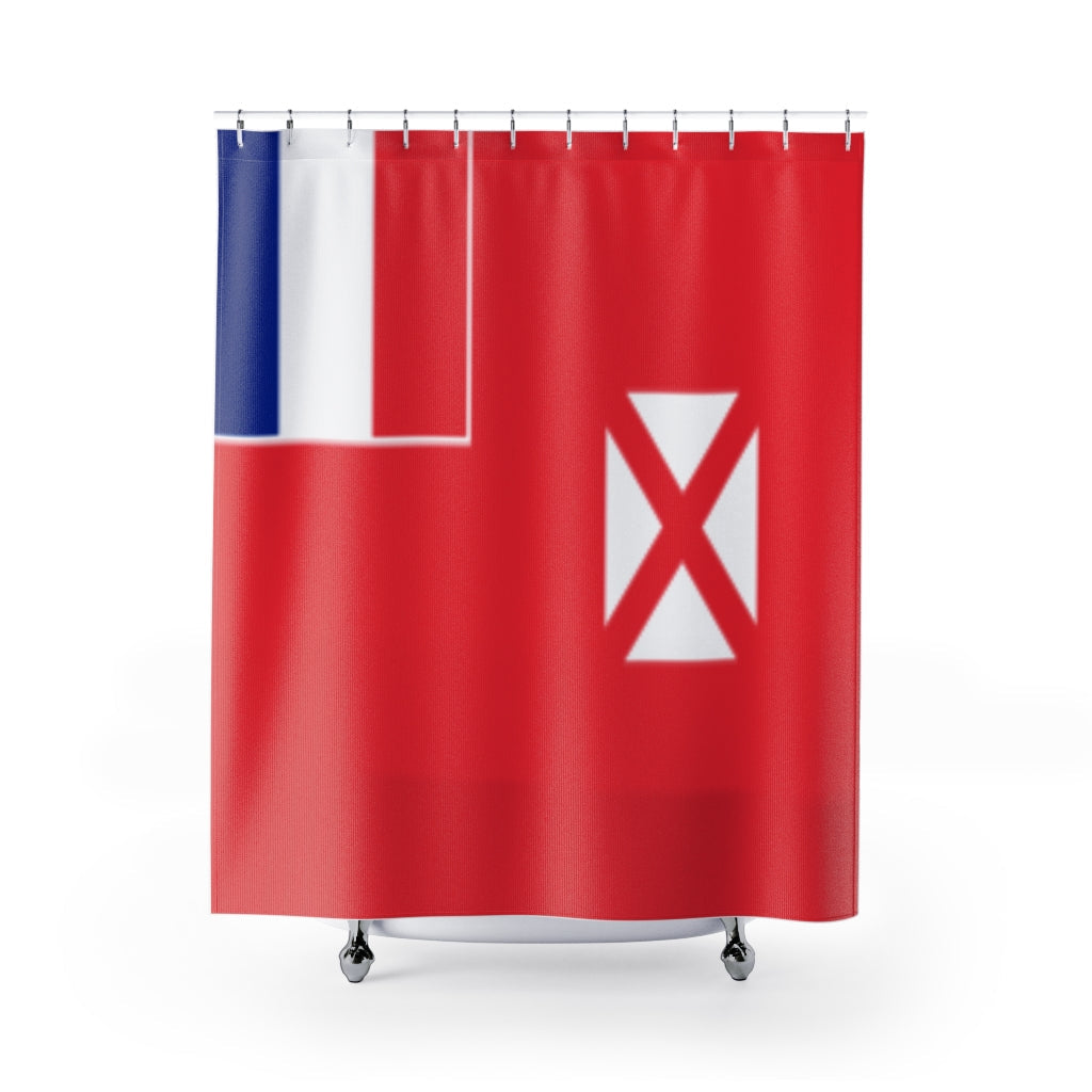 Wallis And Futuna Stylish Design 71" x 74" Elegant Waterproof Shower Curtain for a Spa-like Bathroom Paradise Exceptional Craftsmanship-Express Your Love Gifts
