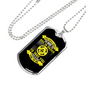 Wants You To Go Necklace Stainless Steel or 18k Gold Dog Tag 24" Chain-Express Your Love Gifts