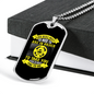 Wants You To Go Necklace Stainless Steel or 18k Gold Dog Tag 24" Chain-Express Your Love Gifts